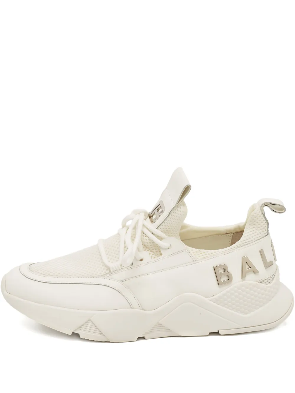 Balmain Pre-Owned panelled sneakers | White | Image 1