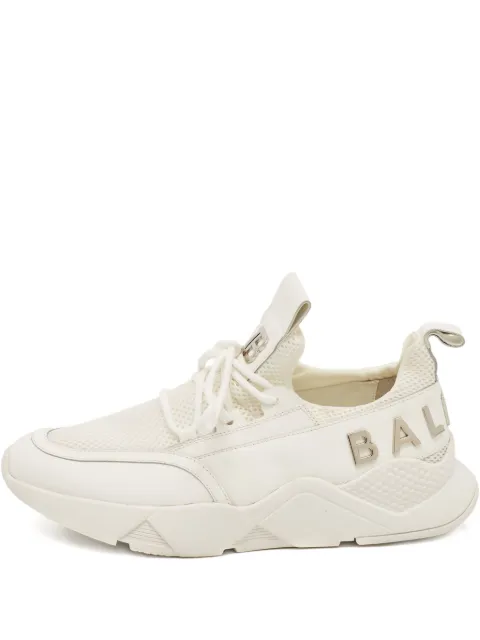 Balmain Pre-Owned panelled sneakers