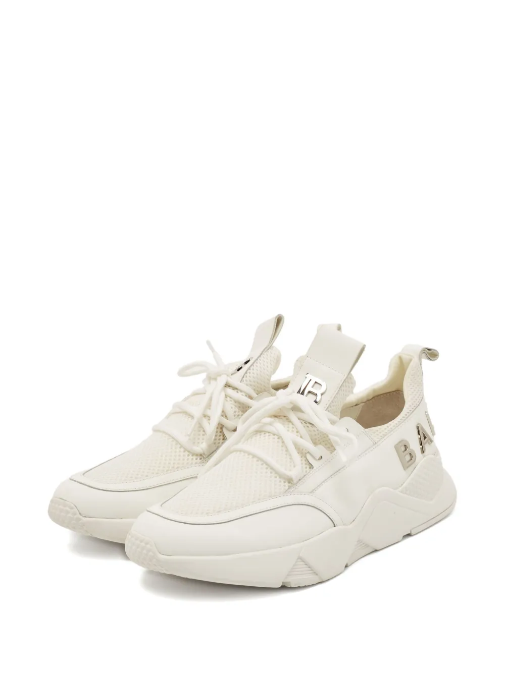 Balmain Pre-Owned panelled sneakers | Image 2