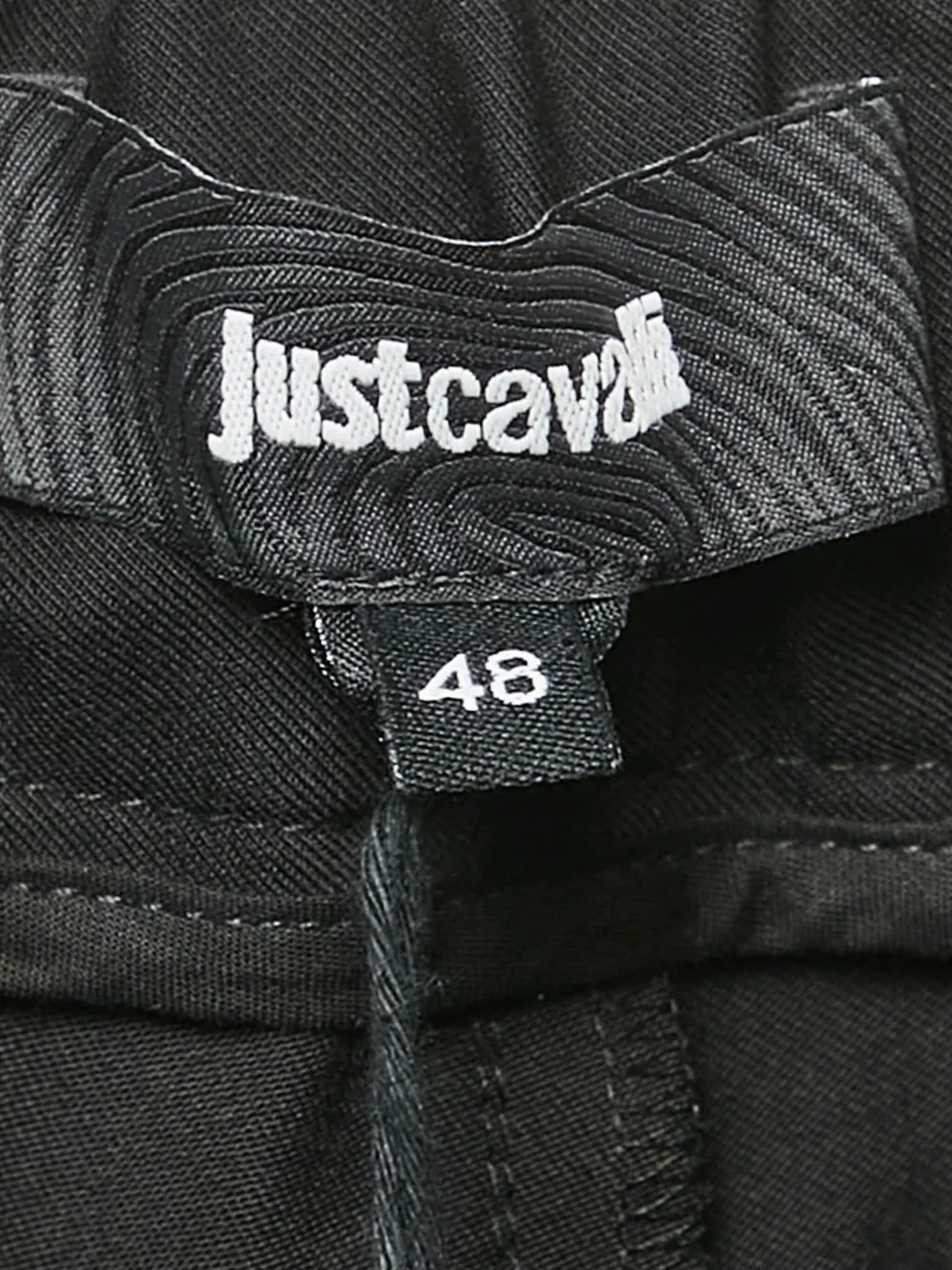 Pre-owned Just Cavalli Vintage Logo-pocket Track Pants In Black