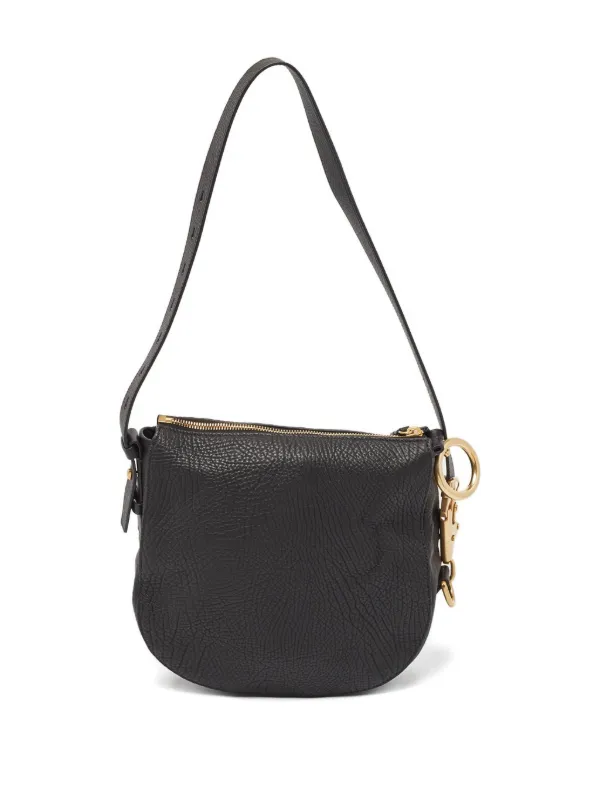 Burberry Pre-Owned Knight レザーショルダーバッグ | ブラック
