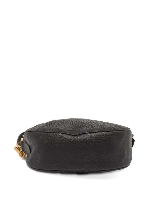 Burberry Pre-Owned Knight レザーショルダーバッグ | ブラック