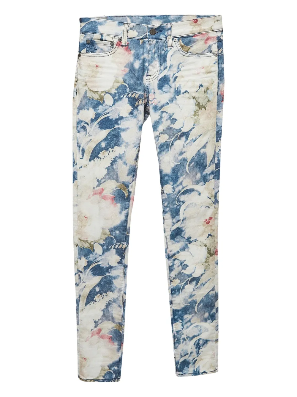 Polo Ralph Lauren Vintage floral-print jeans | Blue | Image 1