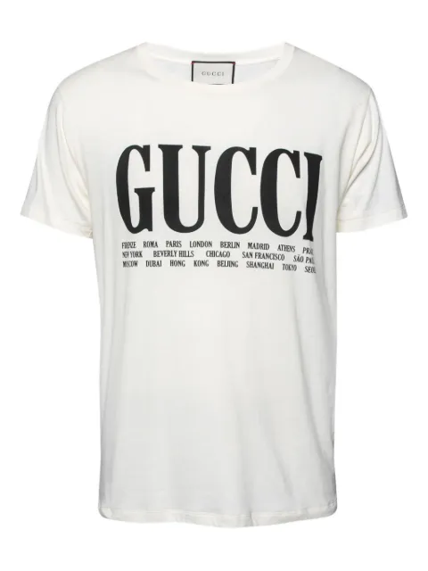 Gucci Pre-Owned logo-print t-shirt