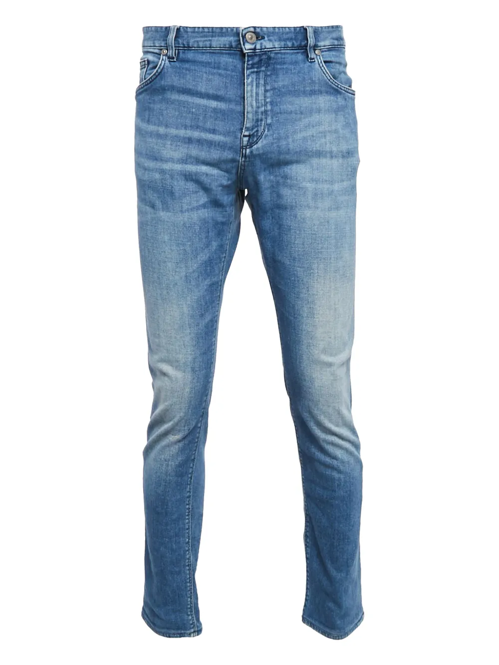 BOSS pre-owned logo-patch jeans | Blue | Image 1
