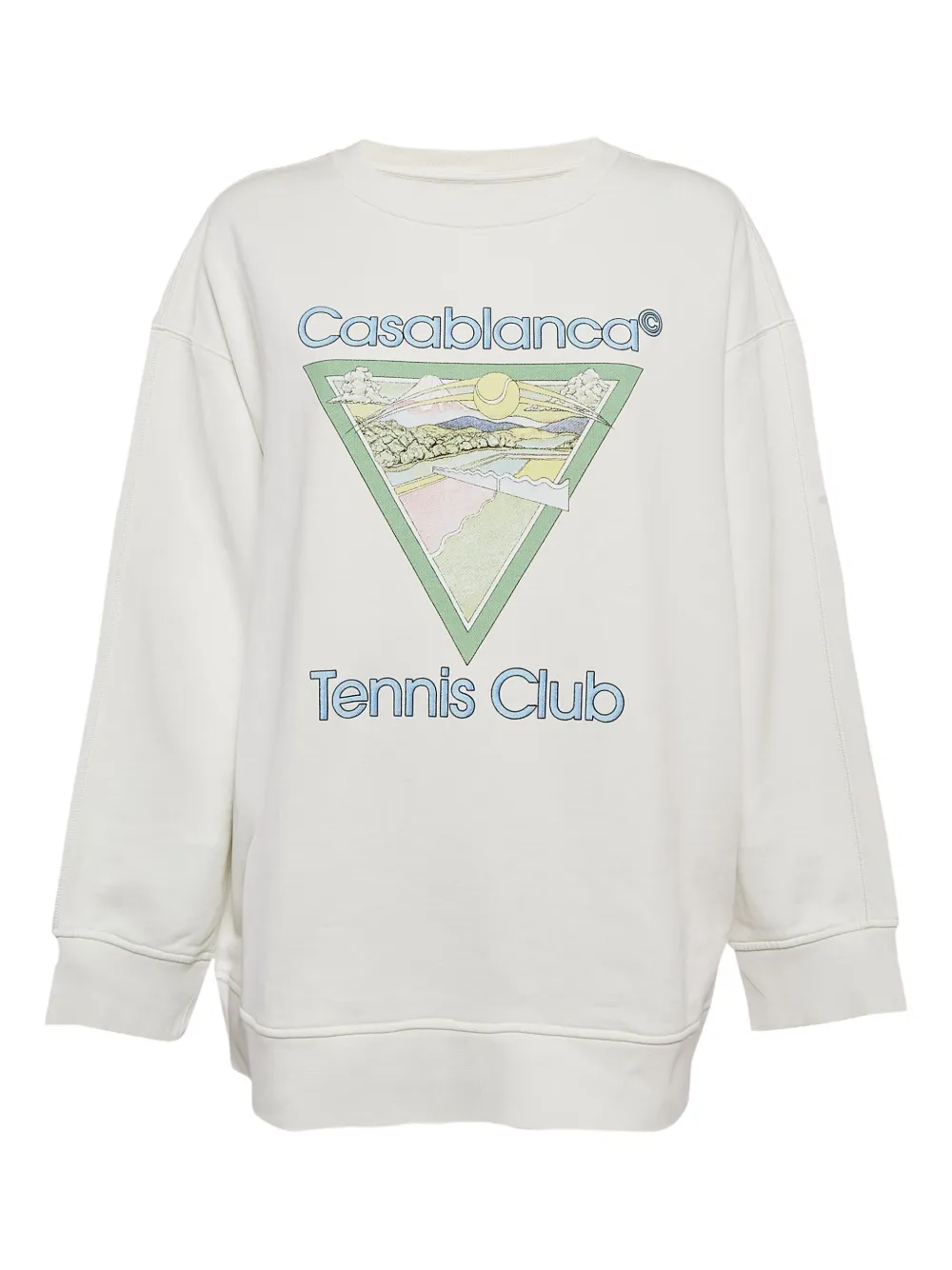 Casablanca logo-print sweatshirt | White | Image 1