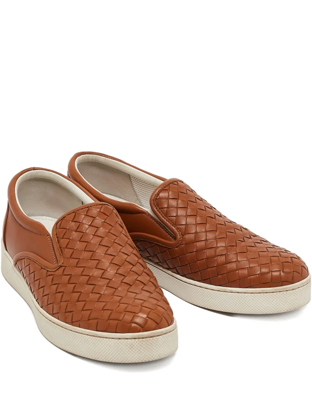 Intrecciato slip-on sneakers