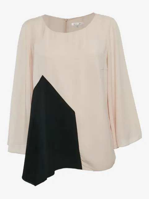 Paule Ka pre-owned flared sleeves geometric panel blouse