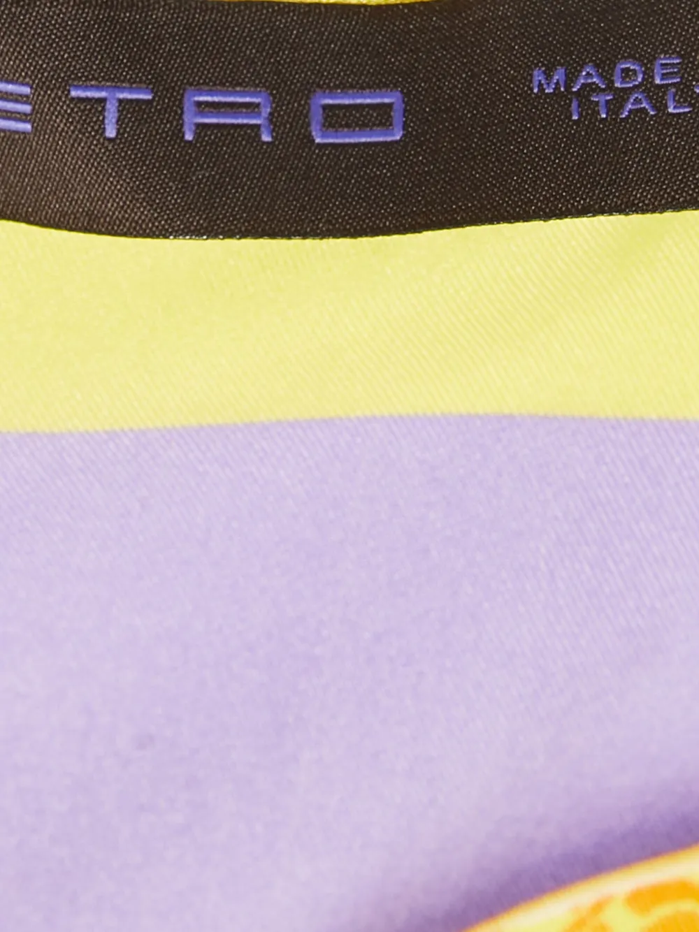 Etro Pre-Owned spaghetti-print pocket square | Image 2