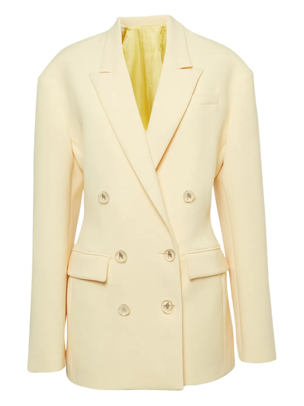 The Attico blazer con doble botonadura | amarillo | Image 1
