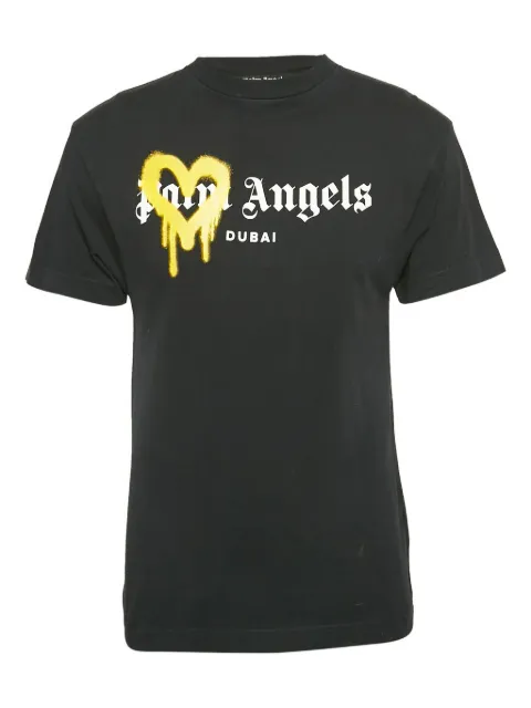 Palm Angels logo drip T-shirt