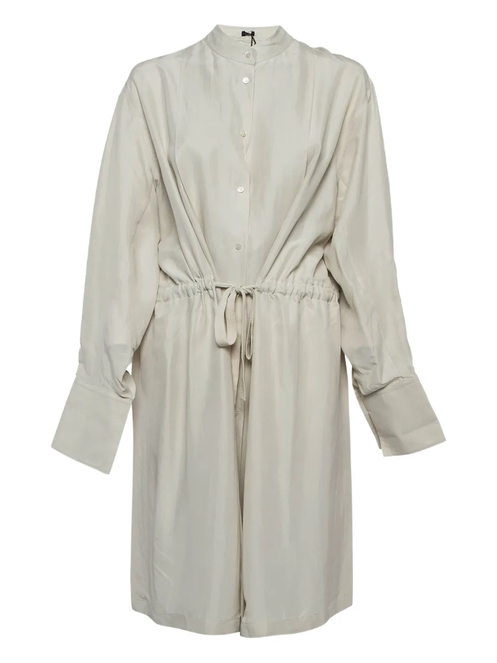 JOSEPH drawstring silk dress - グレー JOSEPH drawstring silk dress - グレー