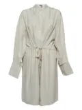 JOSEPH drawstring silk dress - Grey