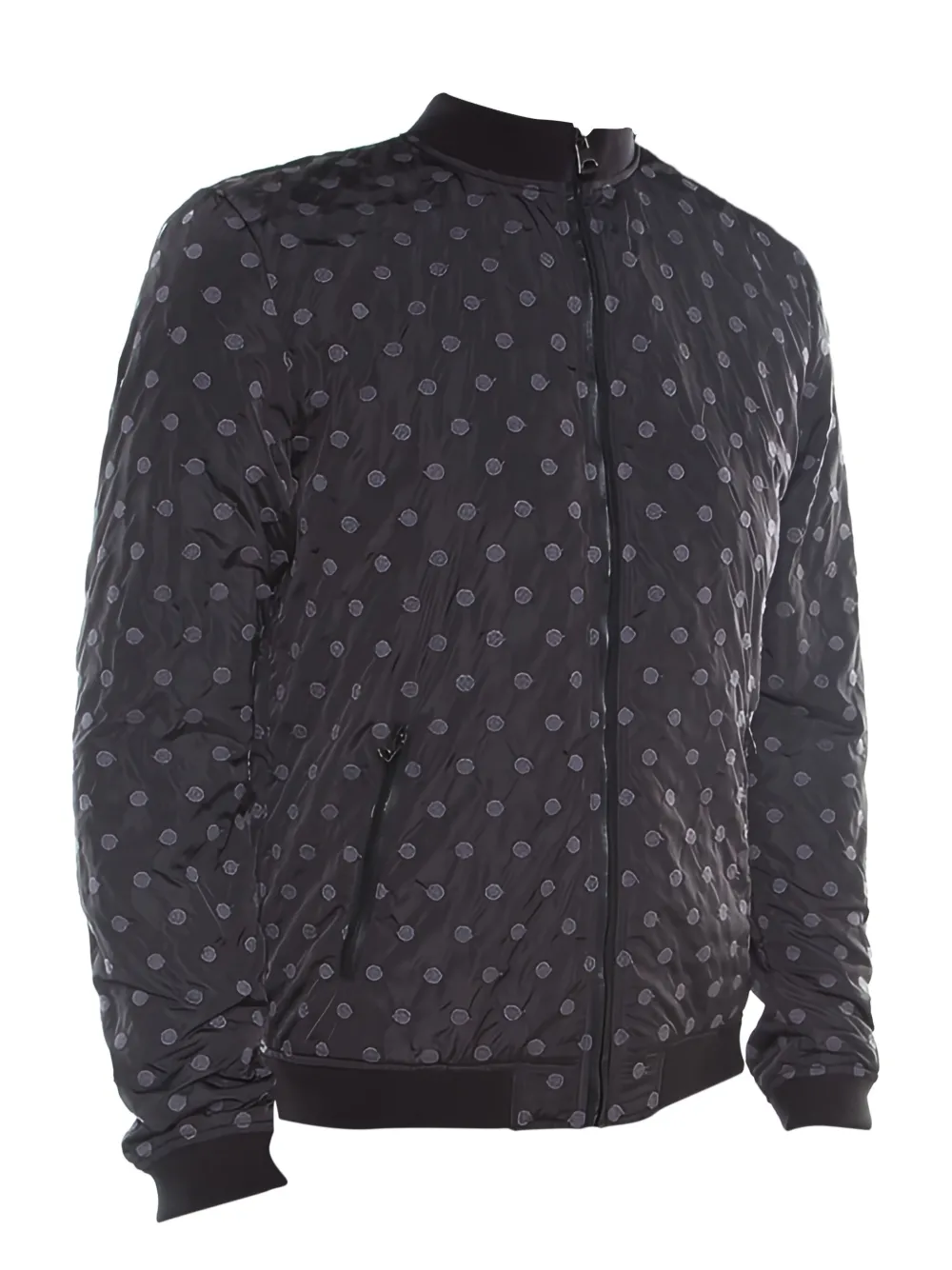 Dolce & Gabbana Pre-Owned embroidered polka-dot bomber jacket | Image 2