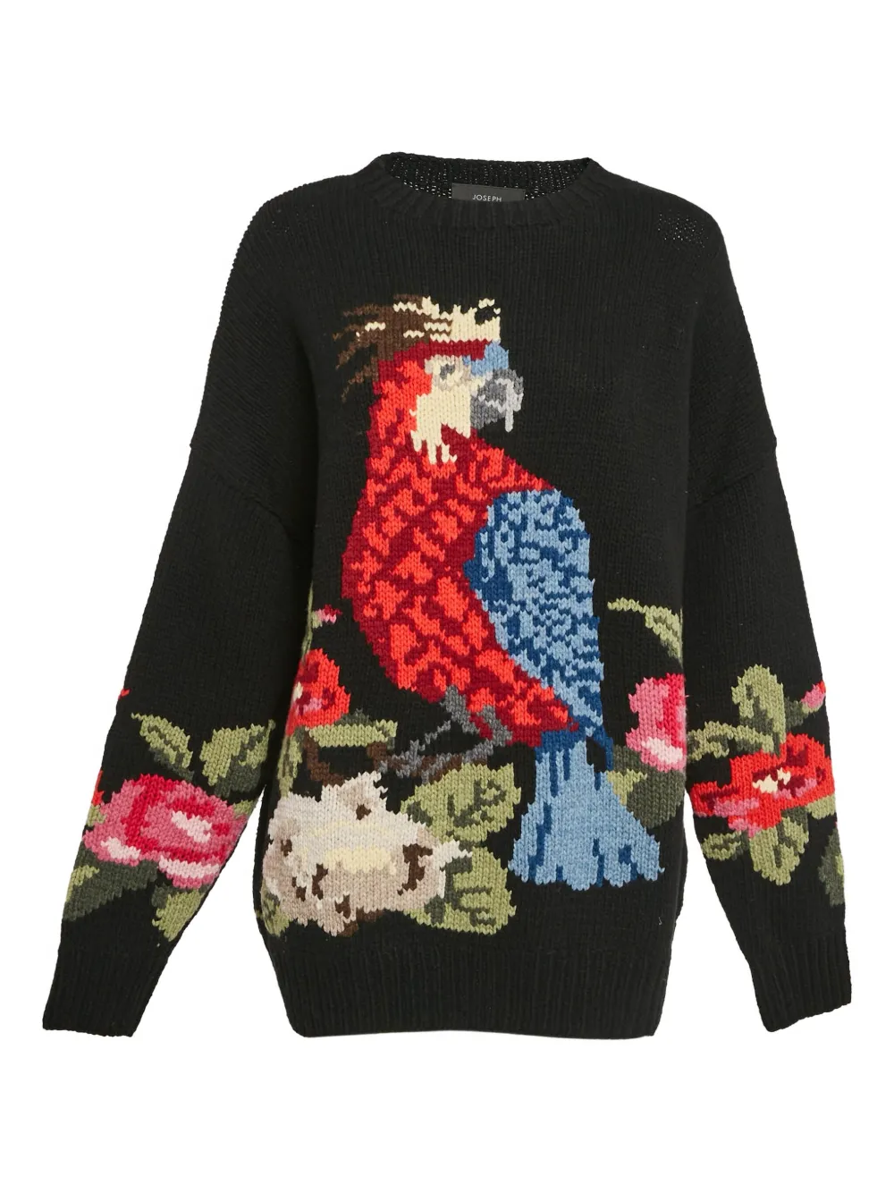 JOSEPH parrot floral sweater | Black | Image 1