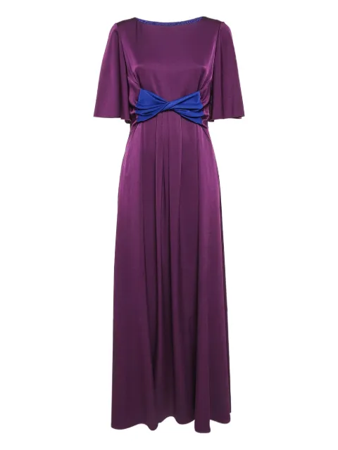 Paule Ka bow-detail maxi dress