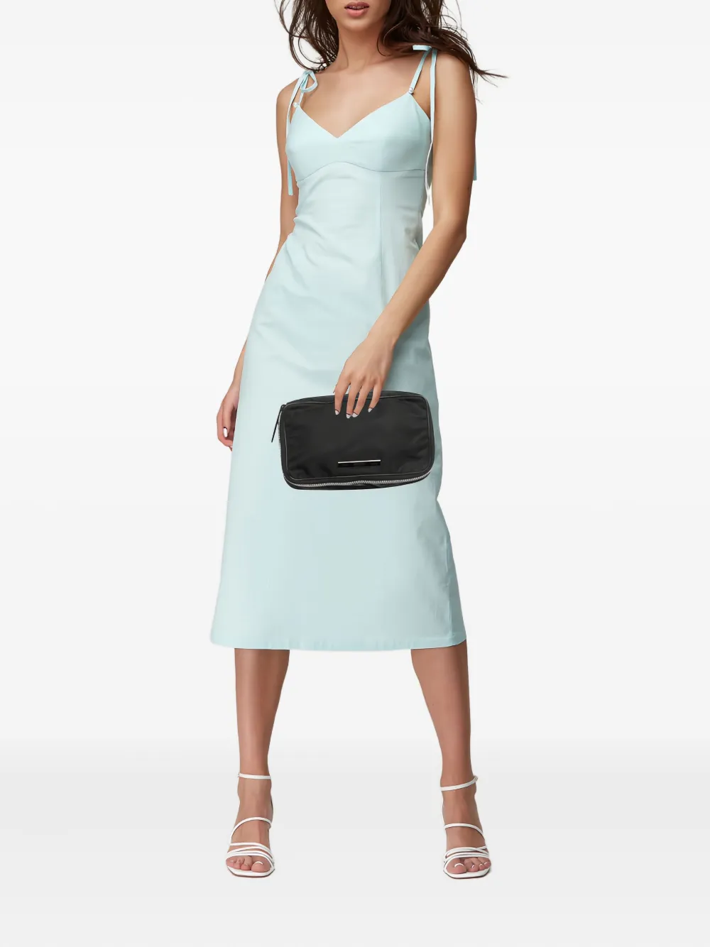 Gianfranco Ferré Pre-Owned rectangular zip clutch bag | Image 2