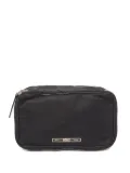 Gianfranco Ferré Pre-Owned rectangular zip clutch bag - Black