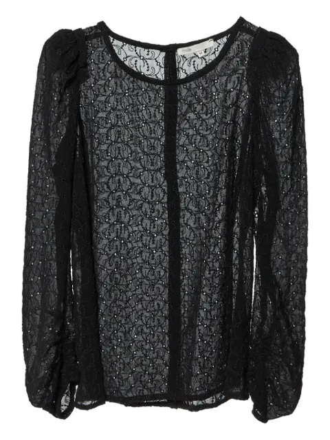 Maje embroidered-design top 