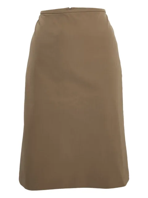 Max Mara tonal-stitching midi skirt