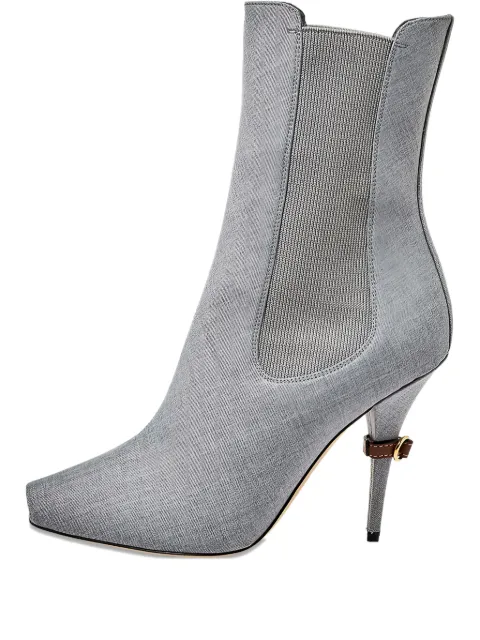 Burberry Pre-Owned 105mm Kenzie peep-toe boots