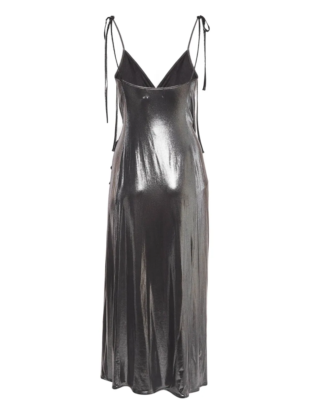 The Attico 2023 metallic jurk - Zilver