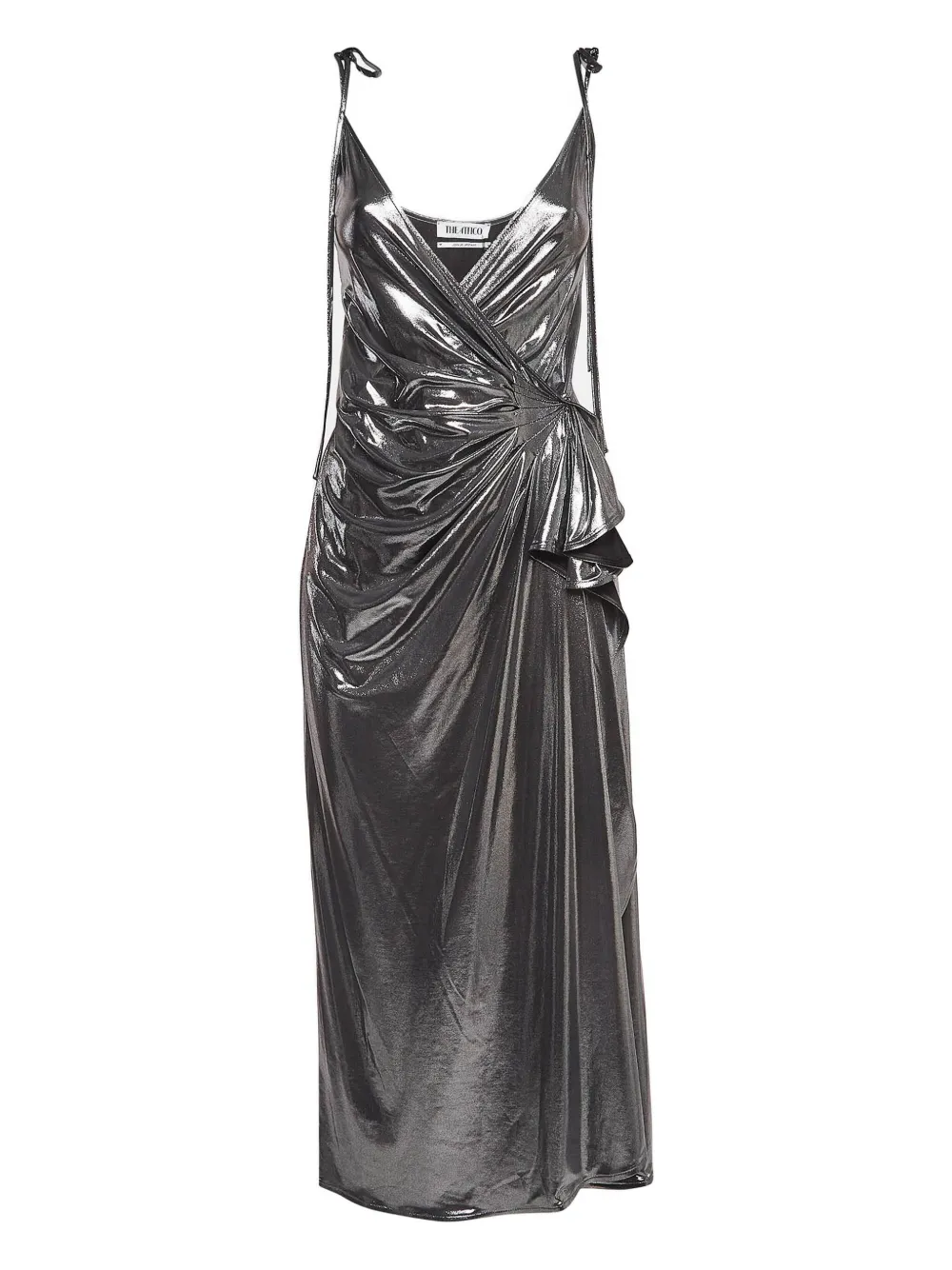 The Attico 2023 metallic dress | Silver | Image 1