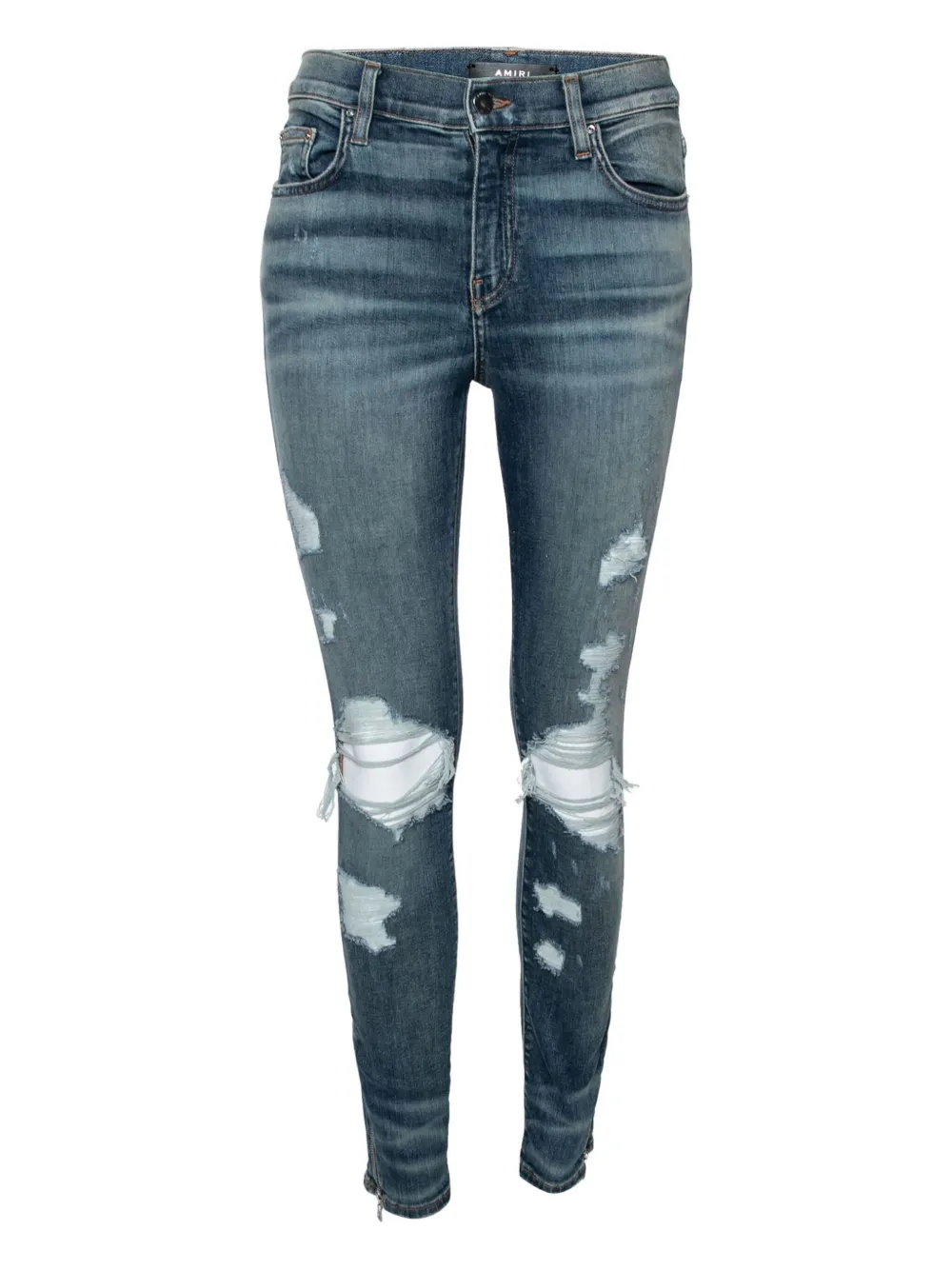 AMIRI Jeans con effetto vissuto - Blu