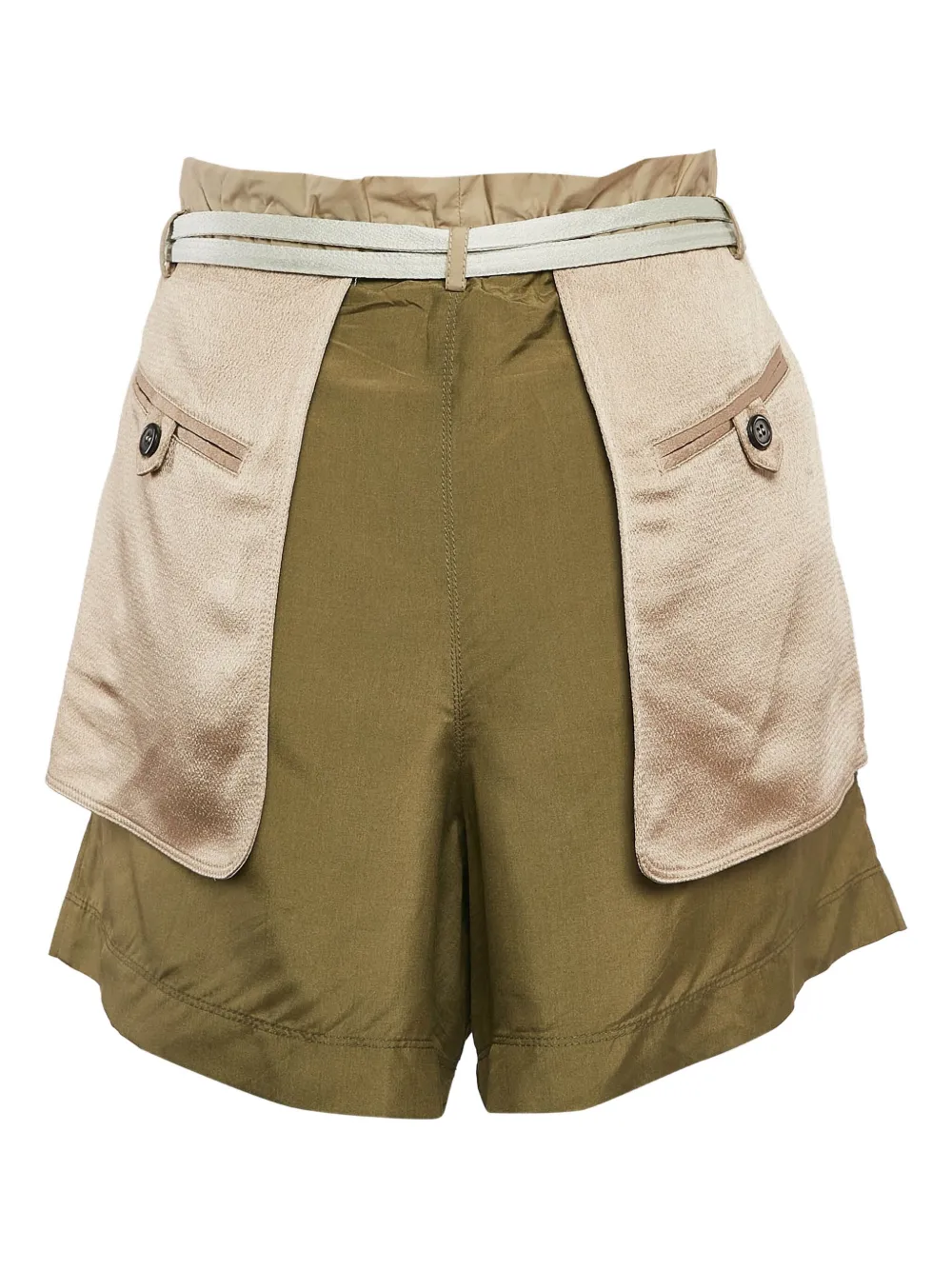 Valentino Garavani Pre-Owned Shorts met zijzakken - Groen