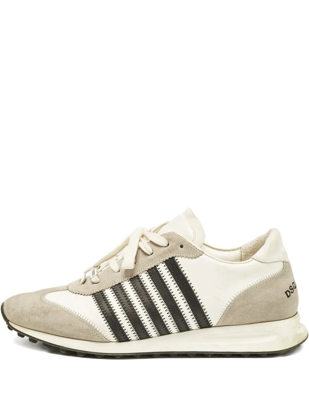 DSQUARED2 panelled stripe-detail sneakers - ニュートラル DSQUARED2 panelled stripe-detail sneakers - ニュートラル