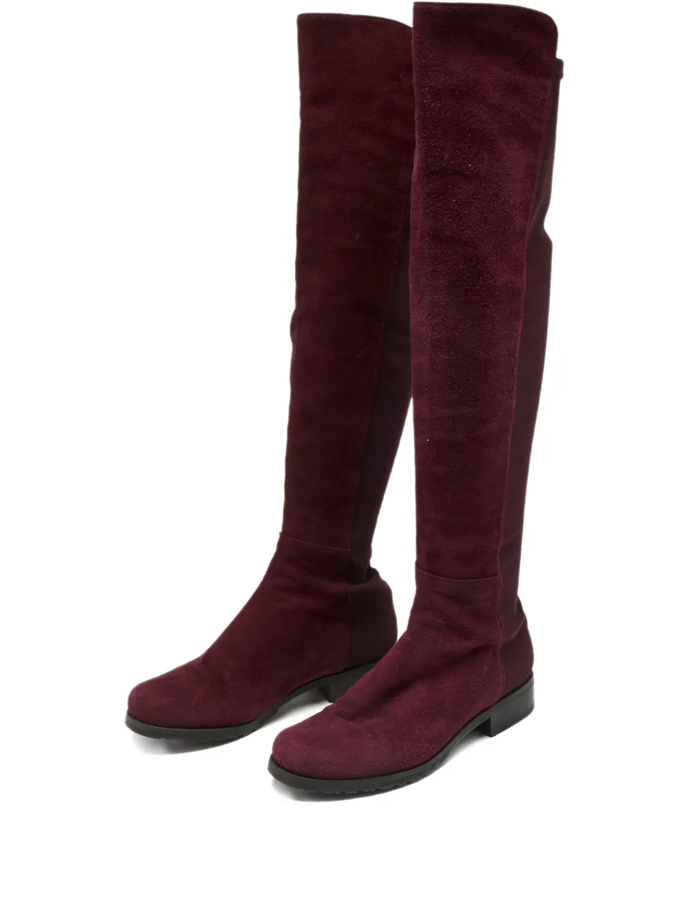 Stuart Weitzman Suède laarzen - Rood