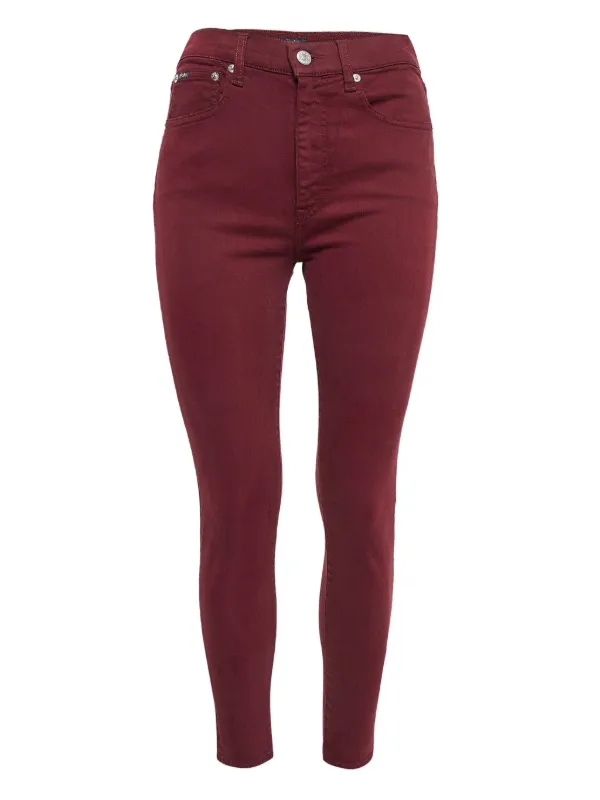 Polo Ralph Lauren Vintage slim-fit Trousers Red FARFETCH UK