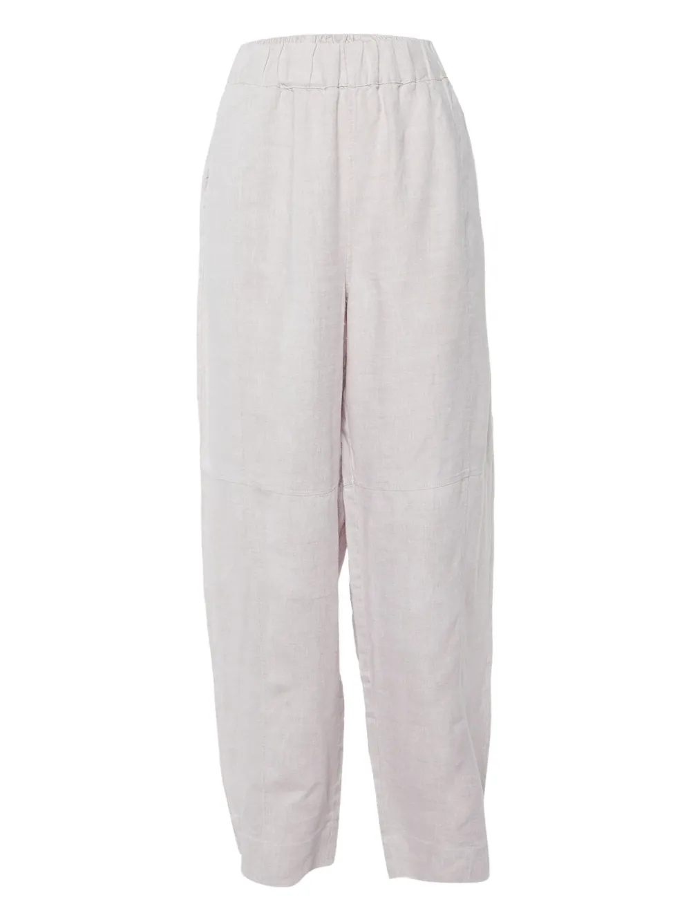 GANNI Broek met wijde pijpen - Beige