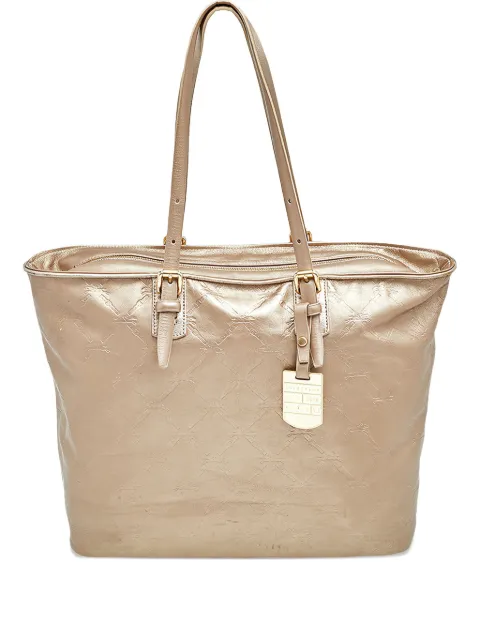 Longchamp large LM leather tote bag