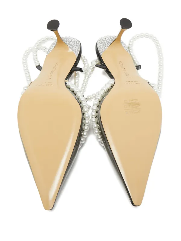 MACH & MACH ビジュートリム パンプス | ブラック | FARFETCH JP