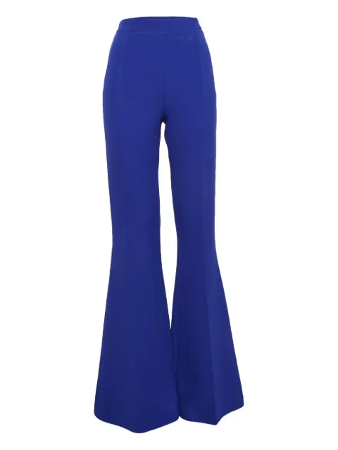 Safiyaa pantalones acampanados con tiro alto