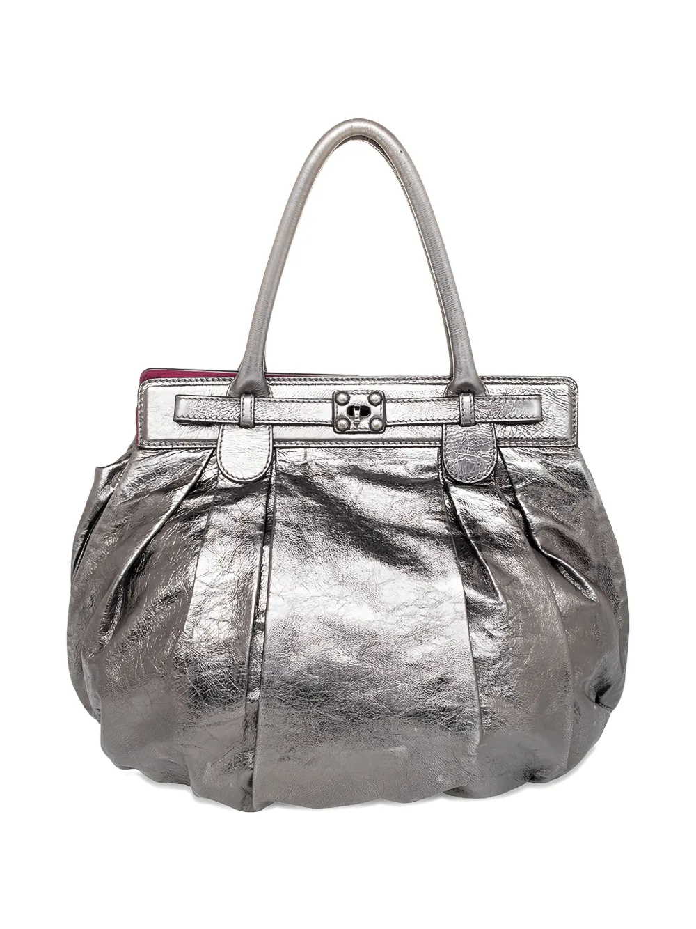 ZAGLIANI VINTAGE Borsa tote Pewter - Argento