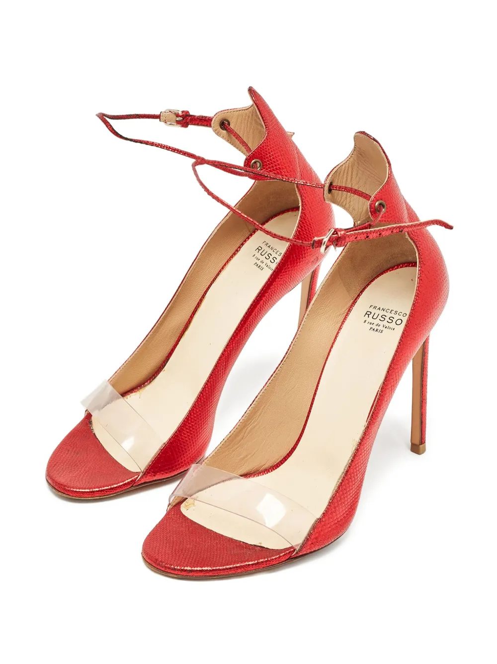 Francesco Russo ankle-strap leather pumps | Image 2