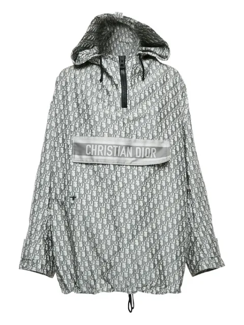 Christian Dior Pre-Owned hooded monogram jacket
