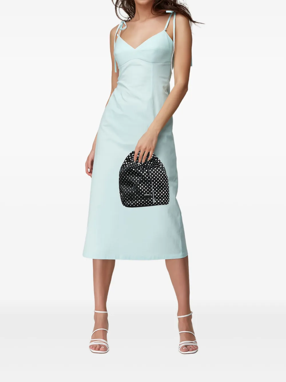 Prada Pre-Owned crystal embellishment drawstring bucket bag | Image 2