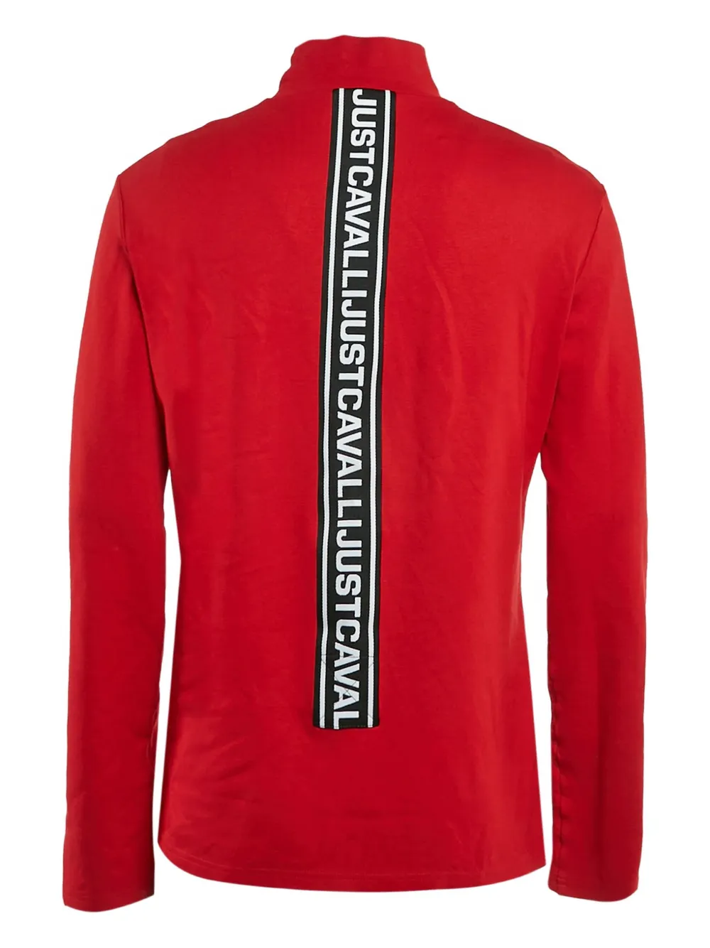 Just Cavalli turtleneck logo-tape top | Image 2
