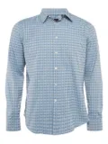 Louis Vuitton Pre-Owned checked shirt - Blue