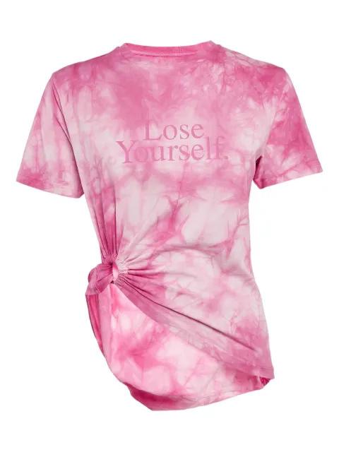 Paco Rabanne Pre-Owned tie-dye asymmetric t-shirt