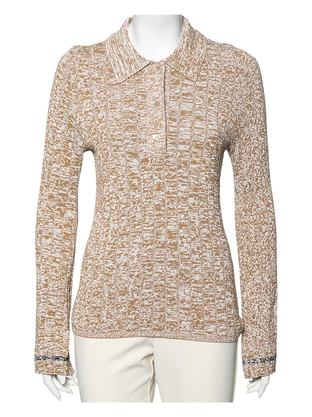JOSEPH ribbed polo sweater - Beige JOSEPH ribbed polo sweater - Beige
