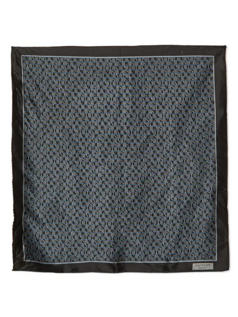 Lanvin Pre-Owned Einstecktuch mit Monogramm-Print