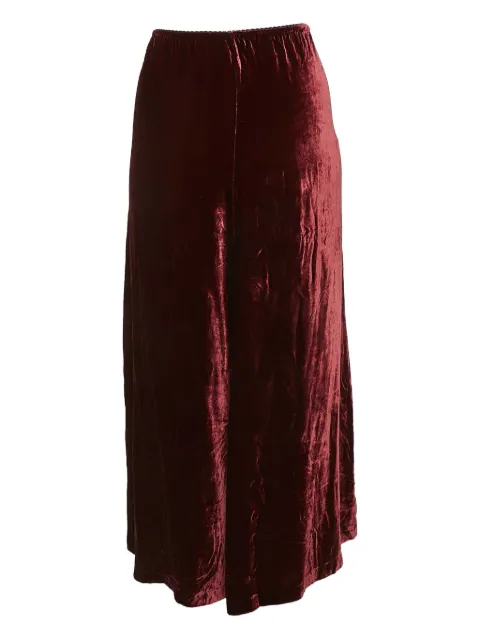 Alexander McQueen Pre-Owned velvet midi skirt