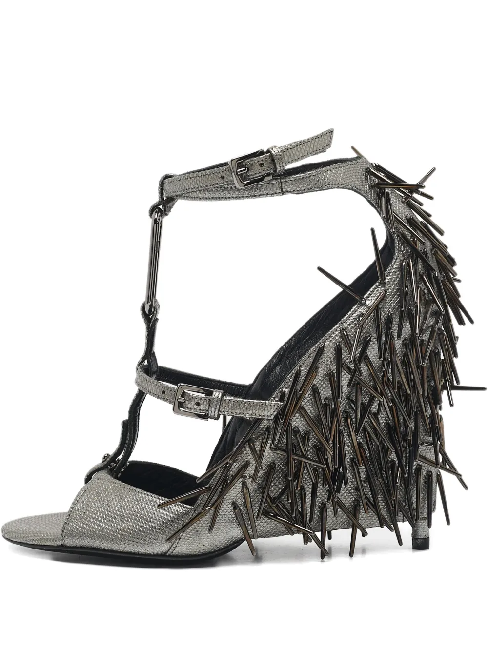 Tom Ford Vintage 110mm stud-embellished sandals - グレー Tom Ford Vintage 110mm stud-embellished sandals - グレー