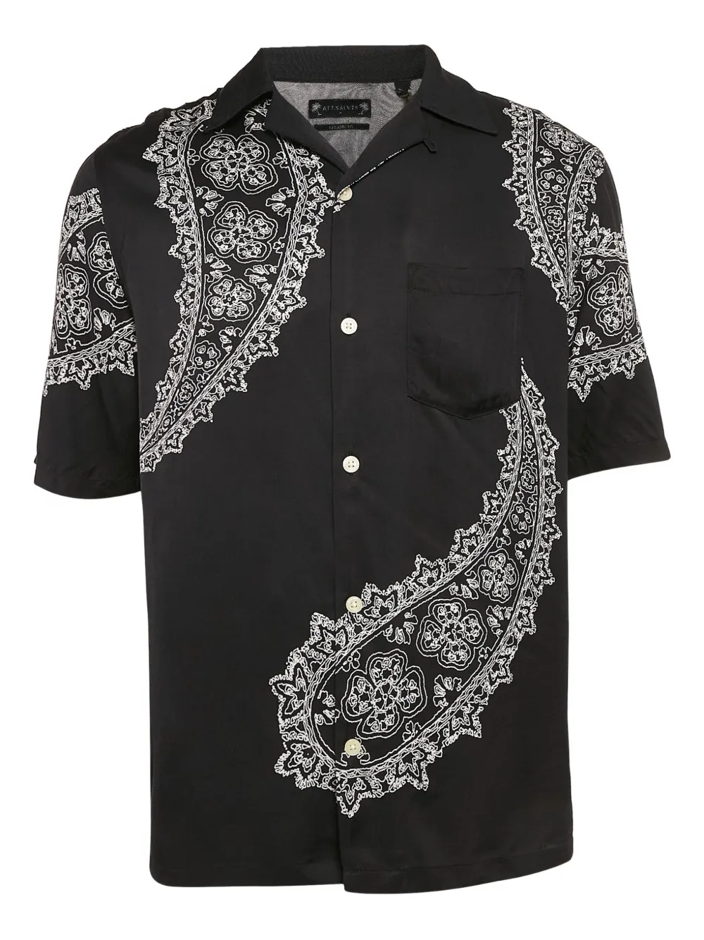 AllSaints pre-owned Aaran shirt | Black | Image 1