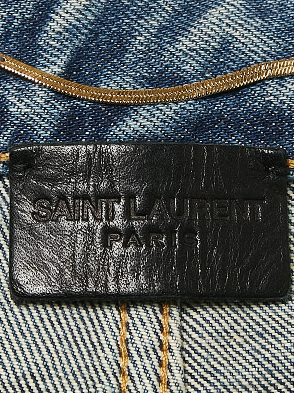 Pre-owned Saint Laurent Denim Skirt In Blue
