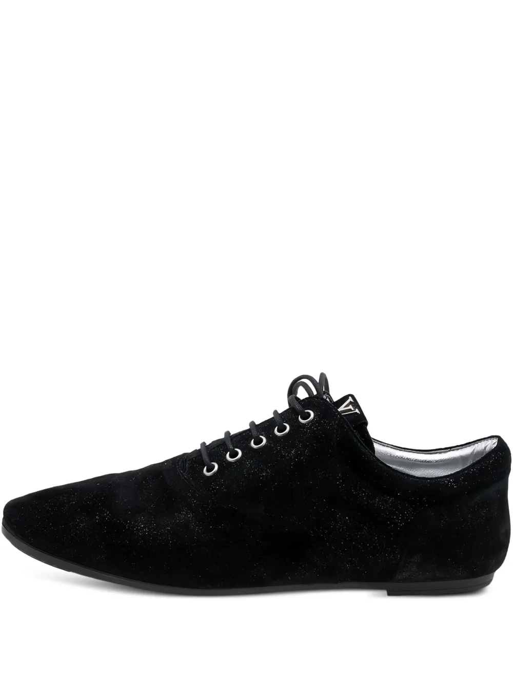 Louis Vuitton Pre-Owned glitter lace-up shoes - ブラック Louis Vuitton Pre-Owned glitter lace-up shoes - ブラック